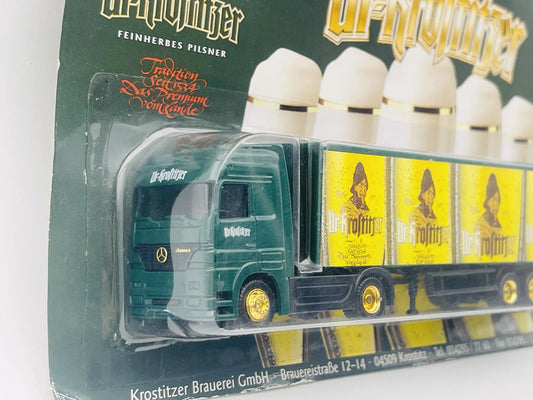 Mercedes-Benz Hümmer 1:87 Ciężarówka Promocyjna Ur-Krostitzer Blister – zdjęcie 2