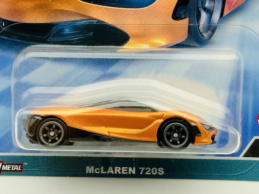 McLaren 720S Hot Wheels Car Culture 1:64 Blister Pomarańczowy – zdjęcie 2