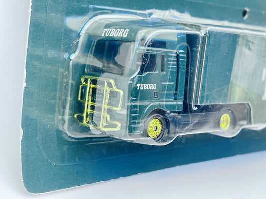 MAN TRUCK Hümmer 1:87 Ciężarówka Promocyjna Zielony Blister Tuborg Pilsener – zdjęcie 2