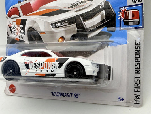 '10 Camaro Ss HW FIRST RESPONSE Policja Hot Wheels 2024 Biały 1:64 – zdjęcie 2