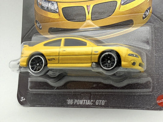 '06 Pontiac Gto Pontiac Series Hot Wheels Silver 2025 Żółty 1:64 – zdjęcie 2