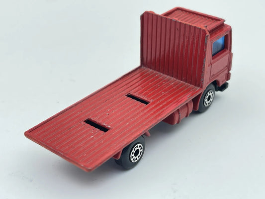 VOLVO Container Truck, Matchbox 1981, Made in England, Die cast, Czerw 1:90 – zdjęcie 2