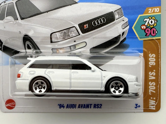 AUDI RS2 AVANT Mainline Hot Wheels 2024 Biały 1:64 + Protektor – zdjęcie 2