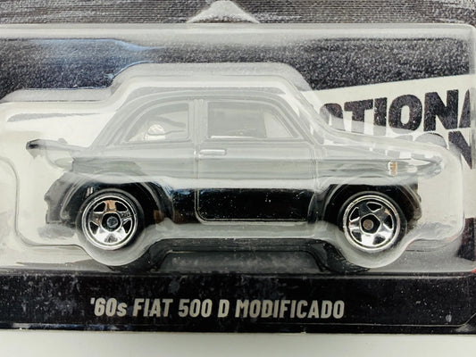 Fiat 500 D Modificado Hot Wheels 2025 National Icons 1:64 Blister Srebrny – zdjęcie 2
