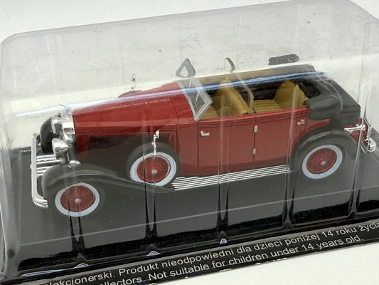 HISPANO-SUIZA H6C Z 1934 R. Cars AmerCom Czerwony 1:43 – zdjęcie 2