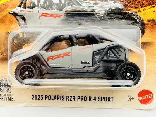 Polaris RZR Pro R 4 Sport Matchbox 2026 Mainline 1:64 Blister Szary – zdjęcie 2