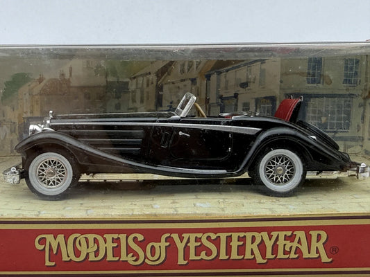 MERCEDES-BENZ 540K Models of Yeasteryear Matchbox Czarny 1:32 Made in Macau – zdjęcie 2