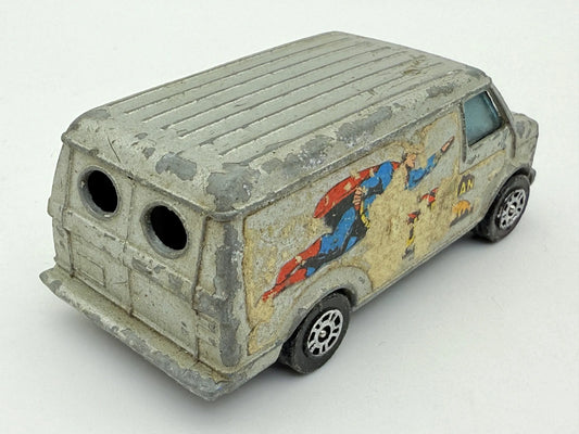 Chevrolet Van Corgi Srebrna 1:64 Made in Wielka Brytania – zdjęcie 2