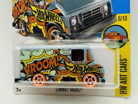 Combat Medic Hot Wheels 2015 HW ART CARS 1:64 Ambulans Pogotowie ratunkowe – zdjęcie 2