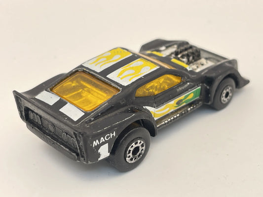 Imsa Mustang Mach 1, Matchbox 1983, Resoraki, Die cast, Czarny 1:64 – zdjęcie 2