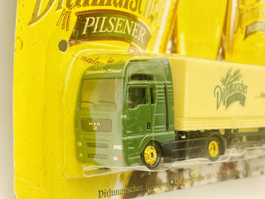 MAN TRUCK DGD 1:87 Ciężarówka Promocyjna Blister Dithmarscher Pilsener – zdjęcie 2