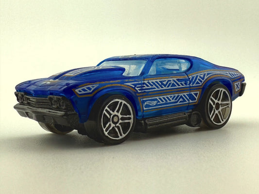 Drift Rod X-Raycers Hot Wheels Niebieski 1:64 – zdjęcie 2