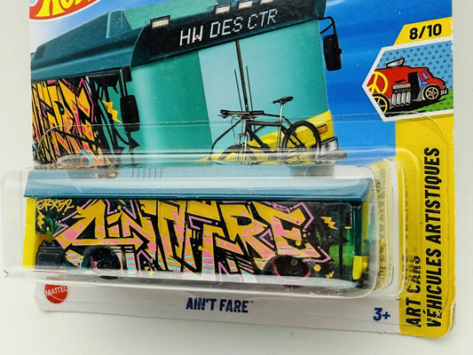 Ain't Fare Hot Wheels 2025 HW ART CARS 1:64 Food Truck Blister Czarny – zdjęcie 2