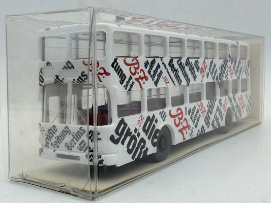 MAN SD 200 Berlin Bus Wiking Biały 1:87 Made in West Germany – zdjęcie 2