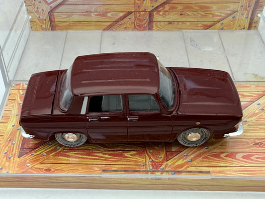 RENAULT 8 Norev Bordowy 1:43 – zdjęcie 2