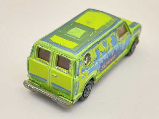 SURFER VAN, Yatming, Made in Hong Kong, Resoraki, Die cast, Zielony, 1:64 – zdjęcie 2