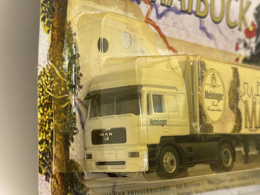 MAN Truck Grell Kremowy 1:87 Reklama Werbetruck Meininger Brauerei Maibock – zdjęcie 2