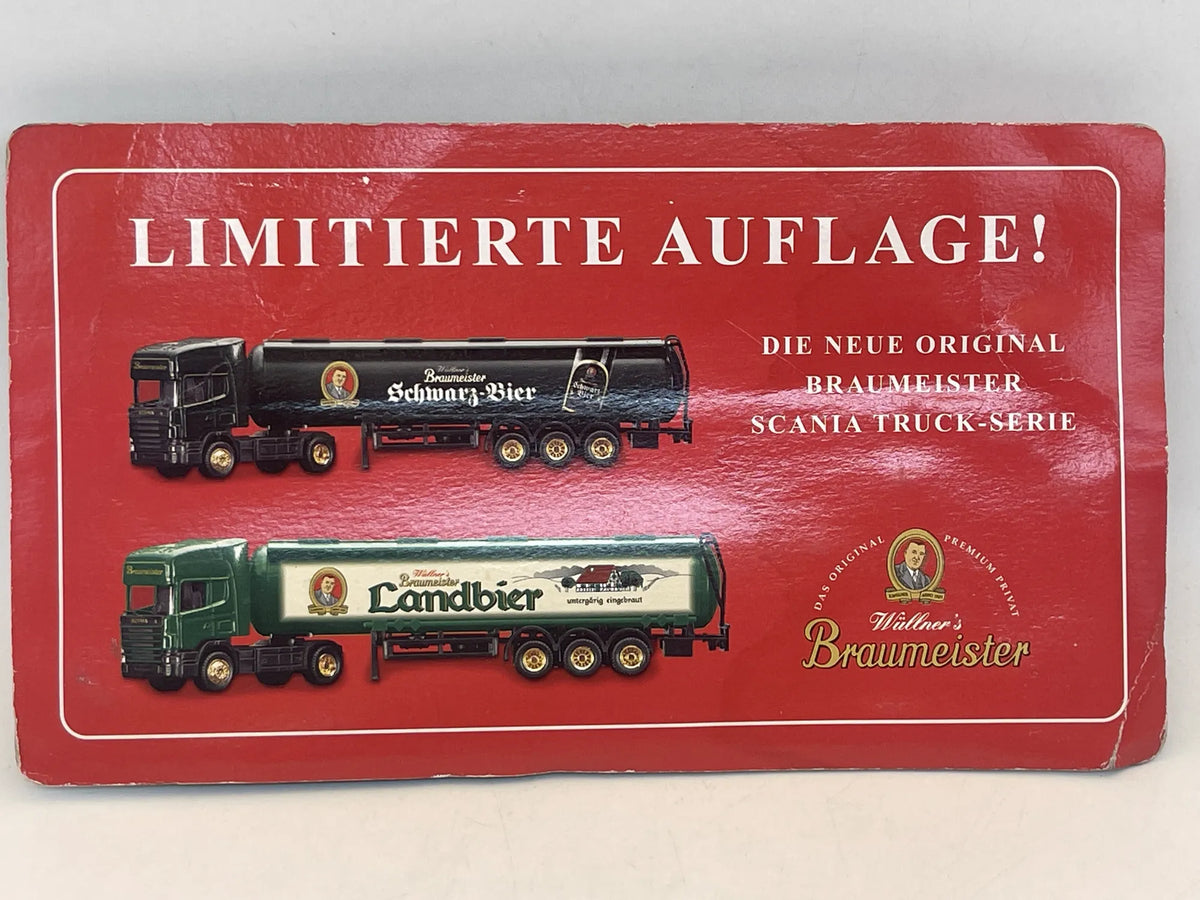 Scania High Speed 1:87 Ciężarówka Promocyjna Braumeister Luzak Zielony – zdjęcie 5