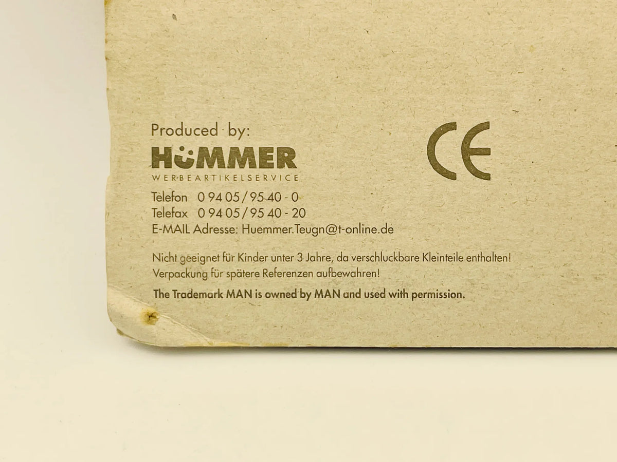 MAN Hümmer 1:87 Ciężarówka Promocyjna PAULANER Mini Truck Blister Czerwony – zdjęcie 7