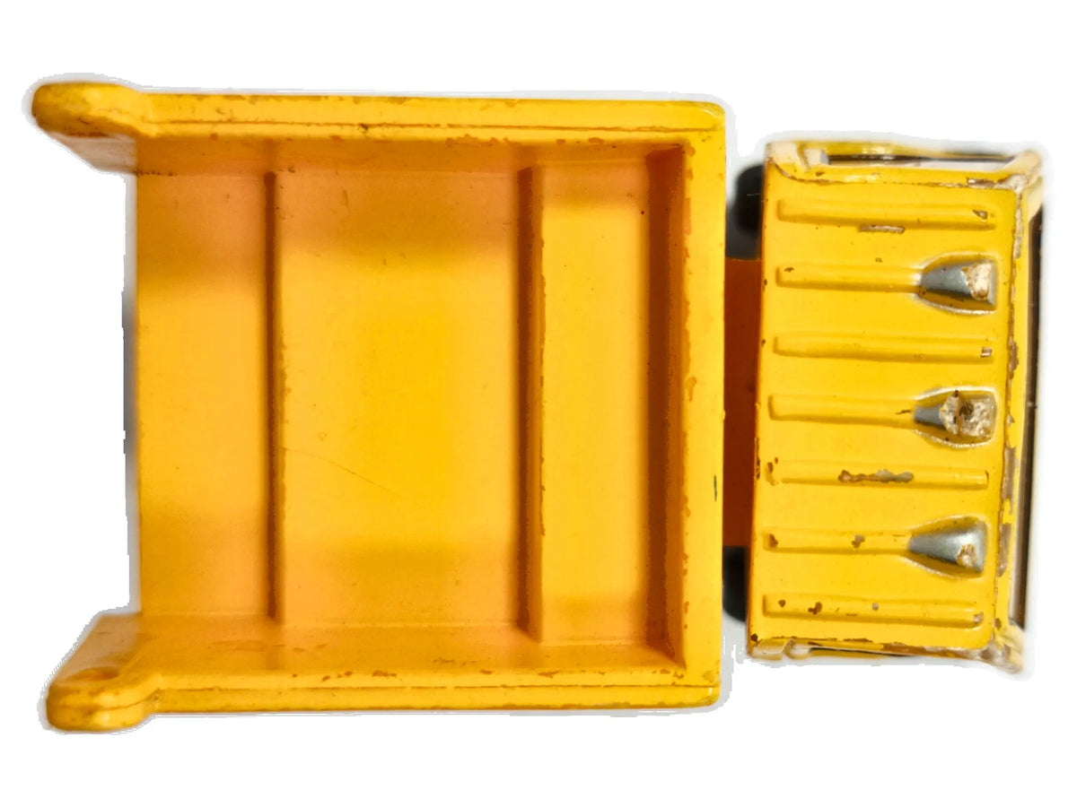 DUMP TRUCK, WYWROTKA, Zylmex Ok. 1978–1985, Die cast, Żółty, 1:64, Resoraki – zdjęcie 8