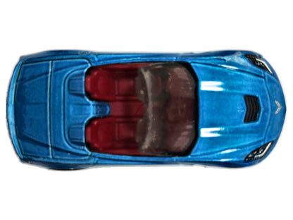 '14 CORVETTE STINGRAY CABRIO Hot Wheels 2013 Niebieski 1:64 – zdjęcie 8