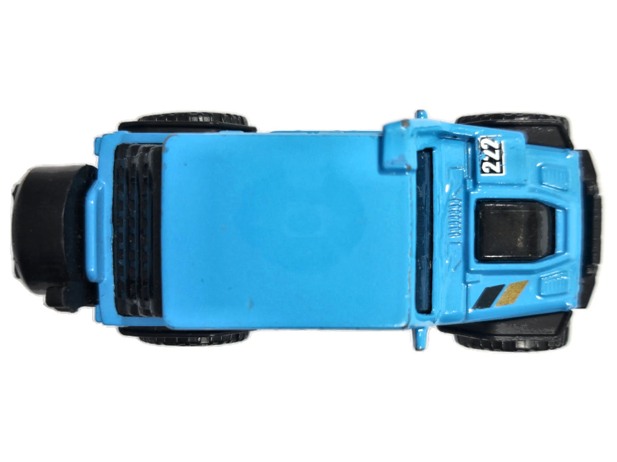 Jeep Wrangler Hot Wheels 2017 Mud Studs 1:64 222 Luzak Niebieski – zdjęcie 8