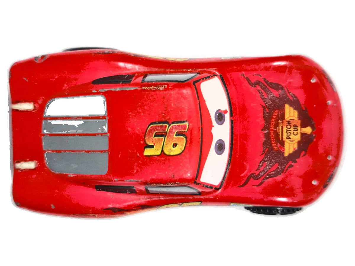 ZYGZAK MCQUEEN, Auta Disney Pixar, Die cast, Czerwony, 1:64, Resoraki – zdjęcie 8