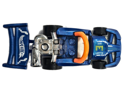 LET'S GO, Hot Wheels 2013, Die cast 1 NL, Niebieski, 1:64, Resoraki – zdjęcie 8