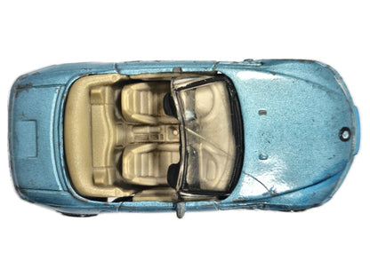 BMW Z3 CABRIO, OPEN TOP CAR RARE, Die cast MB 38, Niebieski, 1:60, Resoraki – zdjęcie 8