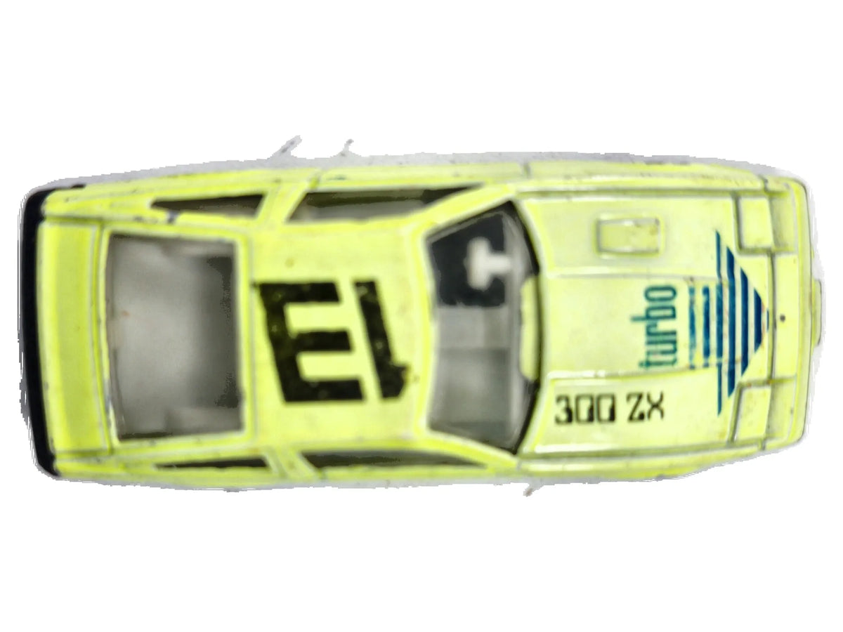 Nissan 300ZX Turbo Yatming 1:64 turbo #13 Luzak Żółty Jaskrawy – zdjęcie 8