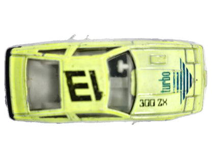 Nissan 300ZX Turbo Yatming 1:64 turbo #13 Luzak Żółty Jaskrawy – zdjęcie 8