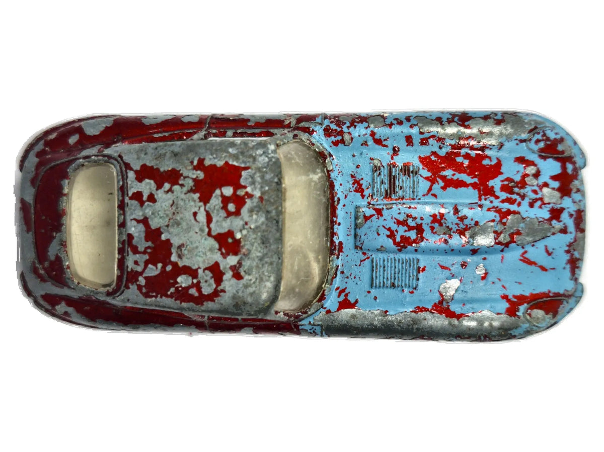 "E" Type Jaguar Matchbox '60 Niebieski 1:72 Made in England – zdjęcie 8