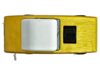 SMALL BLOC, TAXI, Hot Wheels 1983, Die cast 142, Żółty, 1:64, Resoraki – zdjęcie 8