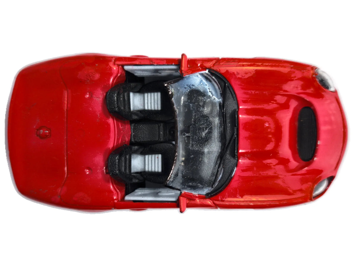 SHELBY SERIES 1 CABRIO Bburago Made in Italy Czerwony 1:43 – zdjęcie 8