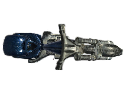 Motocykl Splitback, Hot Wheels 2009, Die cast, Niebieski, 1:64, Resoraki – zdjęcie 8