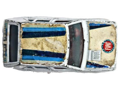 FIAT RITMO RALLY Polistil '80 Biały 1:55 Made in Italy – zdjęcie 8