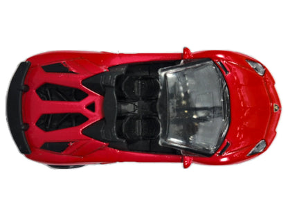 Lamborghini Aventador Sv Roadster Majorette Czerwony 1:64 – zdjęcie 8