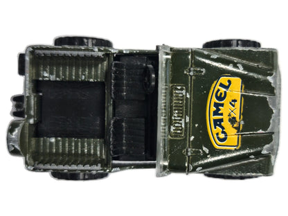 4X4 JEEP, CAMEL, Majorette, Made in France, NO.290, Zielony, 1:64, Resoraki – zdjęcie 8