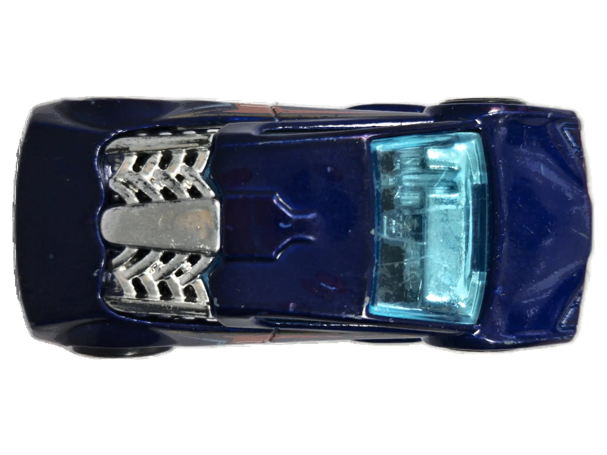 ZOTIC POLICE, Hot Wheels 2002, Die cast 56361, Niebieski, 1:64, Resoraki – zdjęcie 8