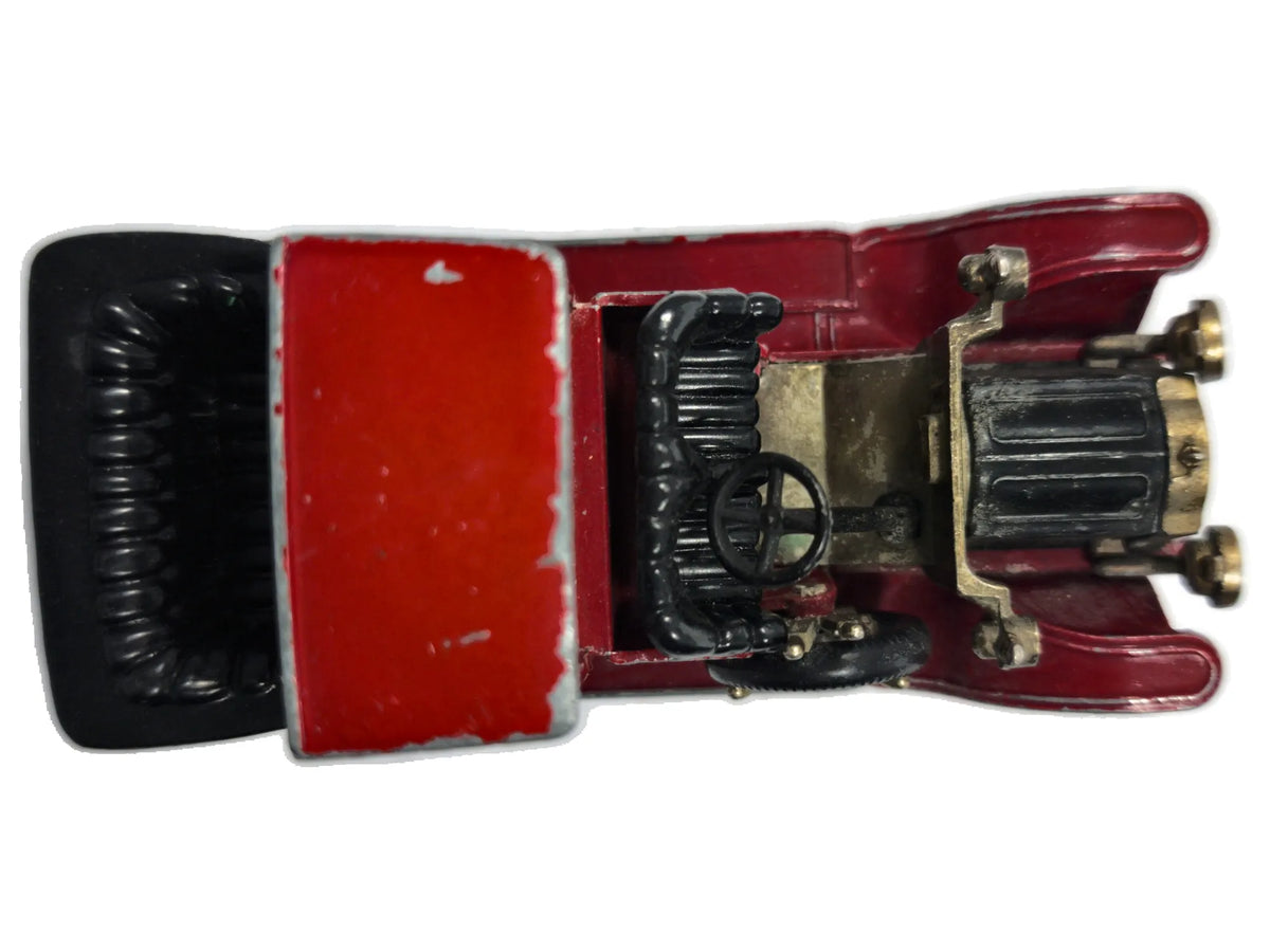 1912 Packard Landaulet Matchbox Czerwony 1:44 Made in England – zdjęcie 8