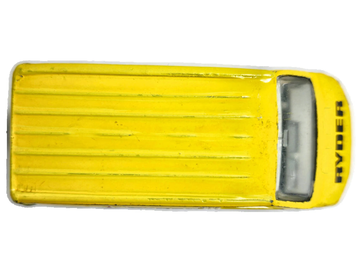 FORD TRANSIT, Matchbox 1986, Die cast, Żółty, 1:54, Resoraki – zdjęcie 8