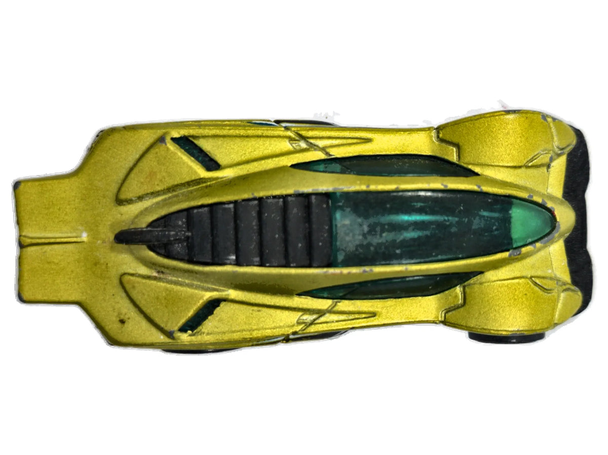 Side Draft Hot Wheels 2001 Złotozielony 1:64 – zdjęcie 8