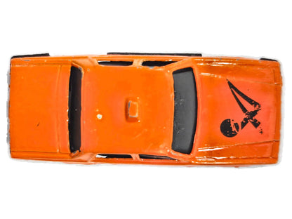 CLASSIC SEDAN jak Chevrolet Impala, Non Brand Die cast, Pomarańczowy, 1:64 – zdjęcie 8
