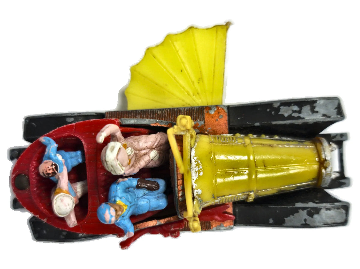 Chitty Chitty Bang Bang Husky Żółty 1:50 Made in Gt Britain – zdjęcie 8