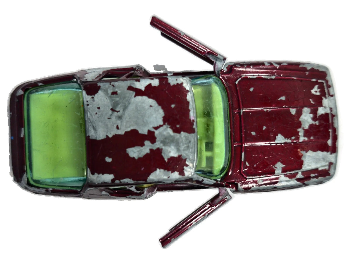 JENSEN INTERCEPTOR Whizzwheels Corgi '70 Bordowy 1:72 Made in Gt Britain – zdjęcie 8