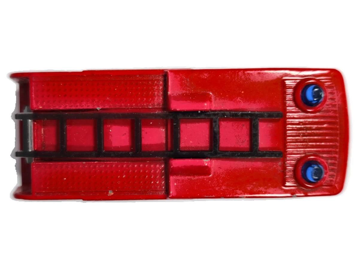 MERRYWEATHER FIRE ENGINE, Matchbox 1969, Die cast 35 Czerwony 1:76 Resoraki – zdjęcie 8