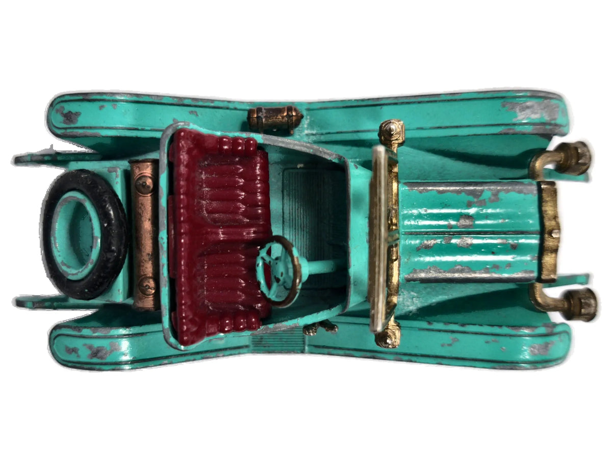 1911 MAXWELL ROADSTER Matchbox '70 Turkusowy 1:43 Made in England – zdjęcie 8