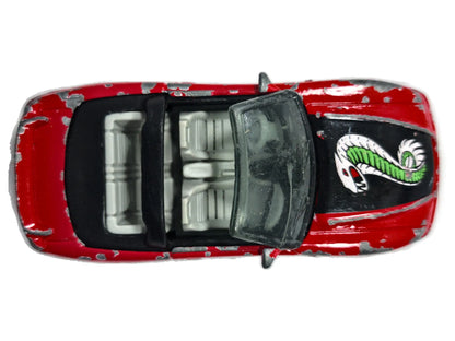 Mustang Cobra Matchbox 1993 1:64 Luzak Czerwony – zdjęcie 8