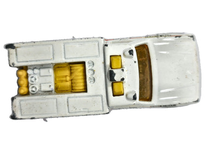 Heat Fleet Hot Wheels 1986 1:64 Pickup FIRE DEPT Luzak Biały Straż pożarna – zdjęcie 8
