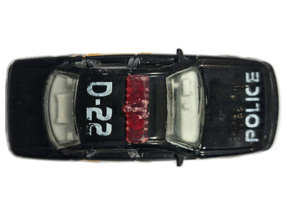 FORD CROWN VICTORIA POLICE, D-22, Matchbox 1996, Vintage Model, Czarny 1:64 – zdjęcie 8